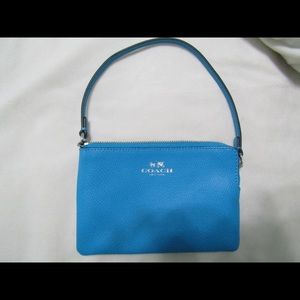 Blue coach purse/wallet